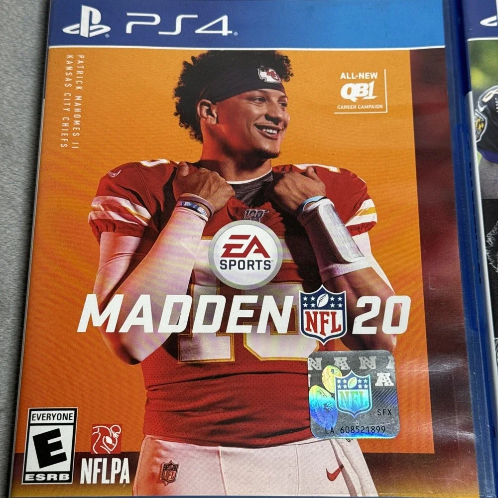 Madden 18, 19, 20‎ And 21 PS4 Lot Mahomes Brady Covers